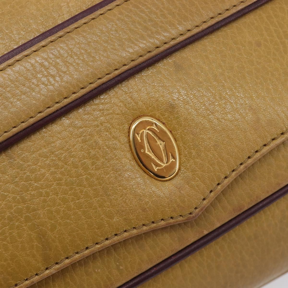 Cartier Must de Cartier Clutch Leather, Beige, Leather, Clutch