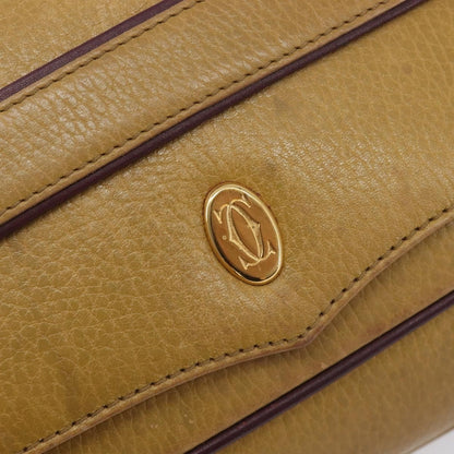 Cartier Must de Cartier Clutch Leather, Beige, Leather, Clutch