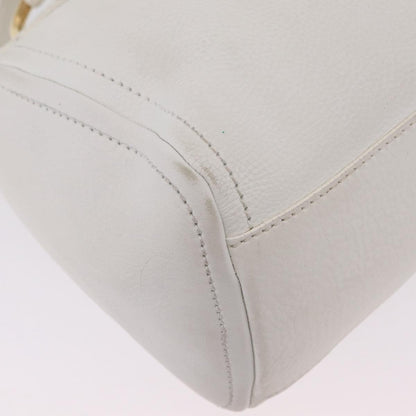 Celine Handbag Leather, White, Leather, Handbag
