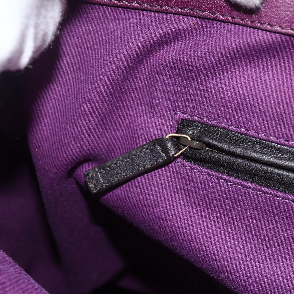 Saint Laurent Bicolor Muse Two Cabas Leather, Purple, Leather, Tote Bag