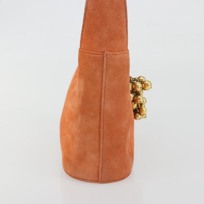 Salvatore Ferragamo Vintage Top handle Suede, Orange, Suede, Handbag