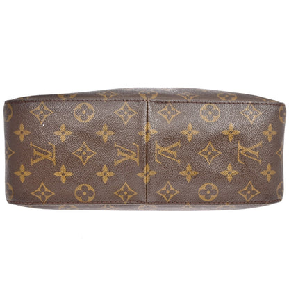Louis Vuitton Looping Monogram Canvas, Brown, Canvas, Handbag