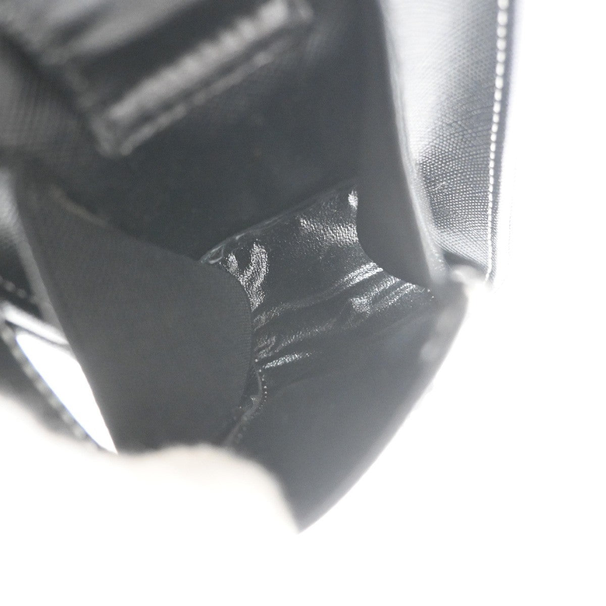 Saint Laurent Front Logo Plaque Convertible Clutch Leather, Black, Leather, Clutch