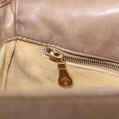 Bottega Veneta Tassel Flap Intrecciato Nappa, Beige, Leather, Crossbody Bag