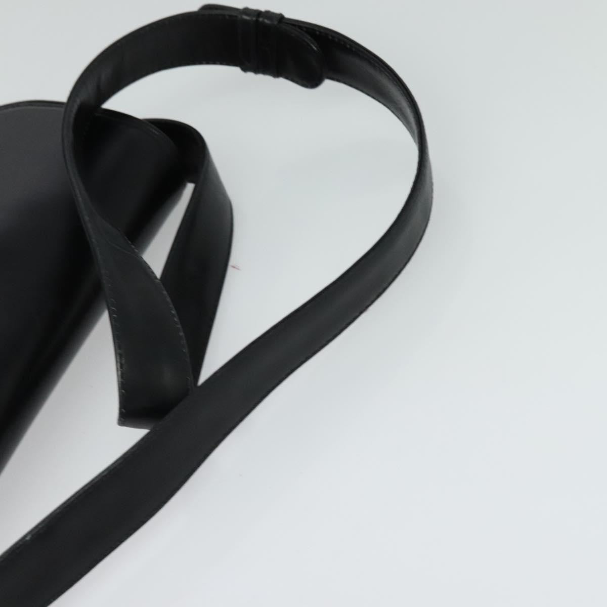 Gucci Vintage Leather, Black, Leather, Shoulder Bag
