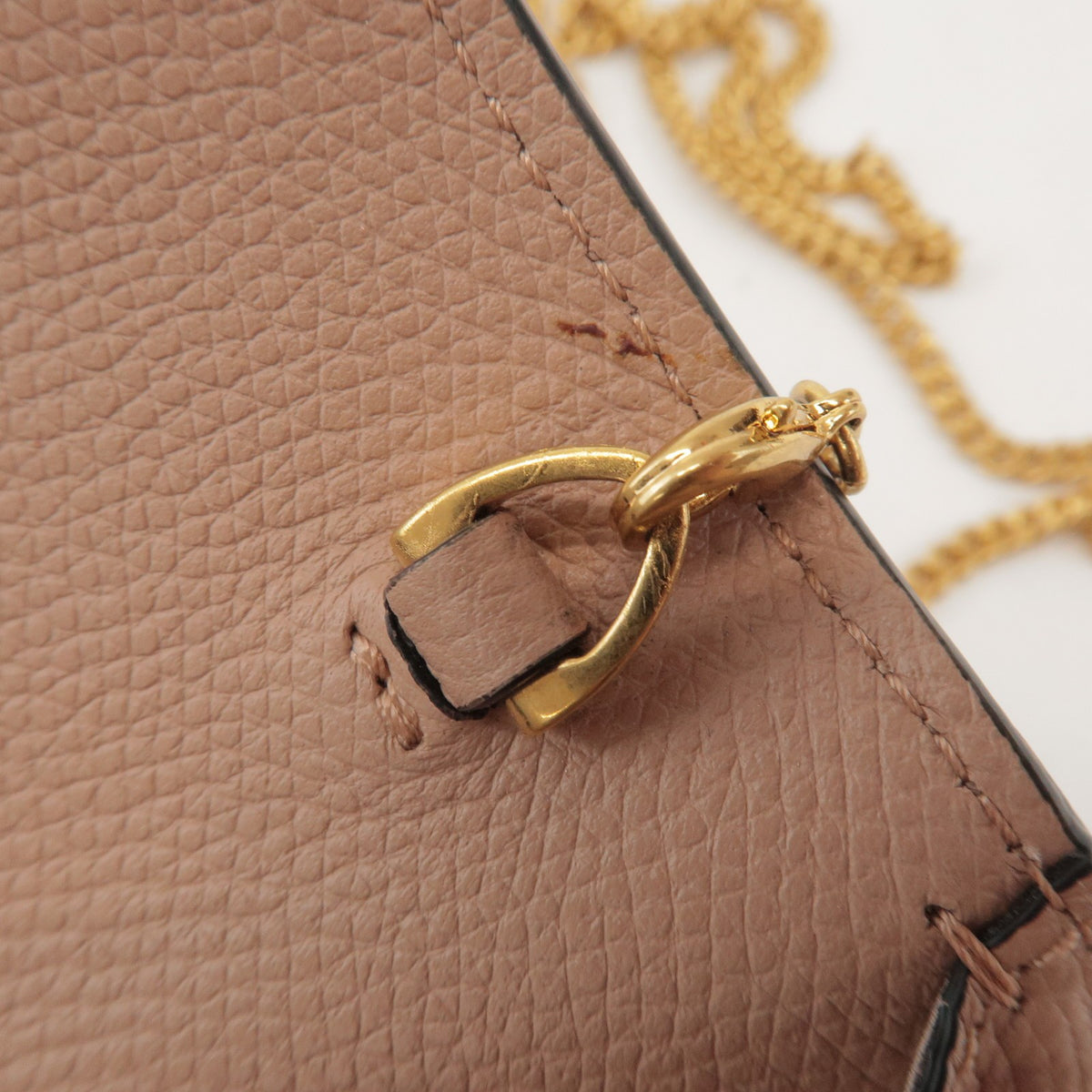 Valentino Garavani VSling Leather, Pink, Leather, Shoulder Bag