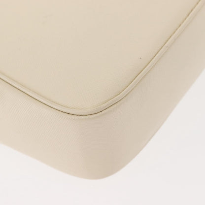 Salvatore Ferragamo Shoulder Leather, Ecru, Leather, Shoulder Bag