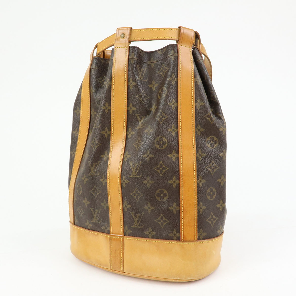 Louis Vuitton Randonnee Monogram Canvas, Brown, Canvas, Backpack
