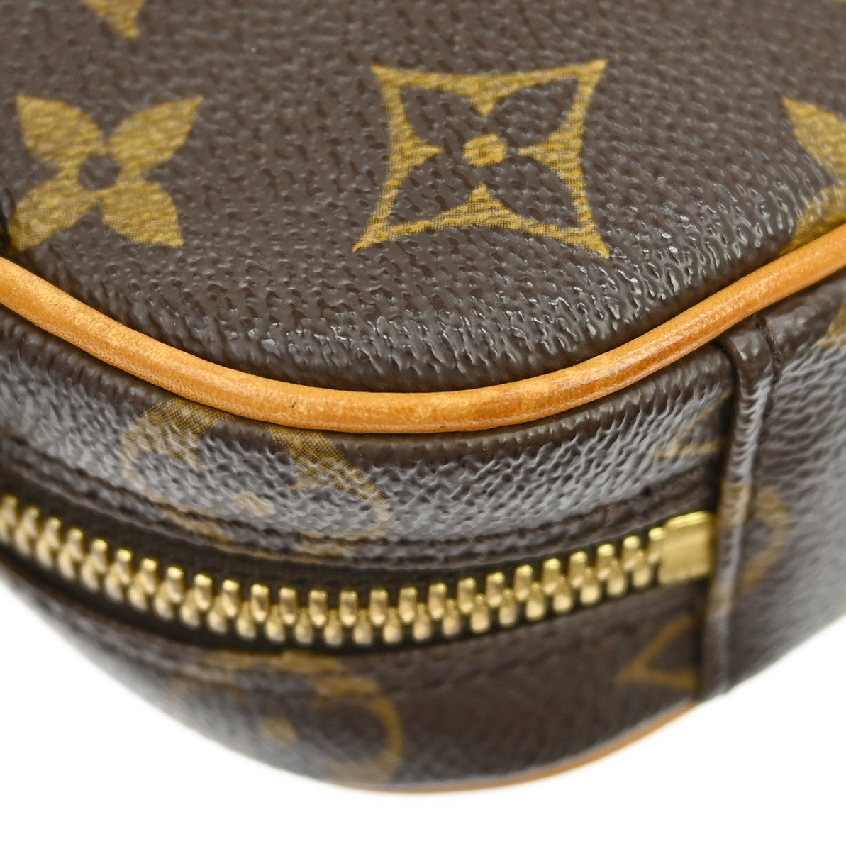 Louis Vuitton Pochette Gange Monogram Canvas, Brown, Canvas, Clutch