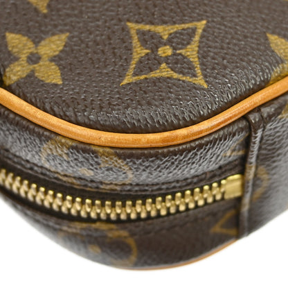 Louis Vuitton Pochette Gange Monogram Canvas, Brown, Canvas, Clutch
