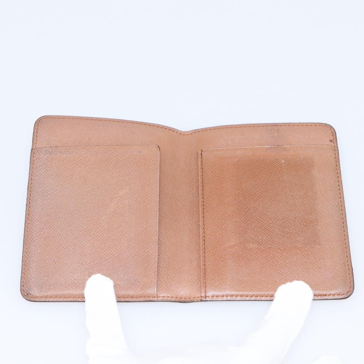 Louis Vuitton Bifold Card Case Canvas, Brown, Canvas, Clutch