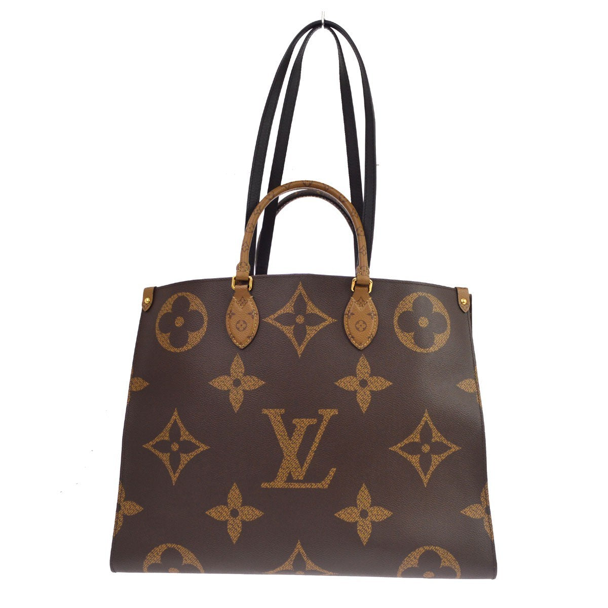 Louis Vuitton OnTheGo Reverse Monogram Giant, Brown, Canvas, Tote Bag