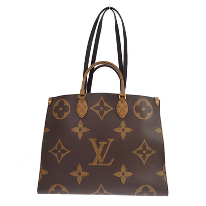 Louis Vuitton OnTheGo Reverse Monogram Giant, Brown, Canvas, Tote Bag