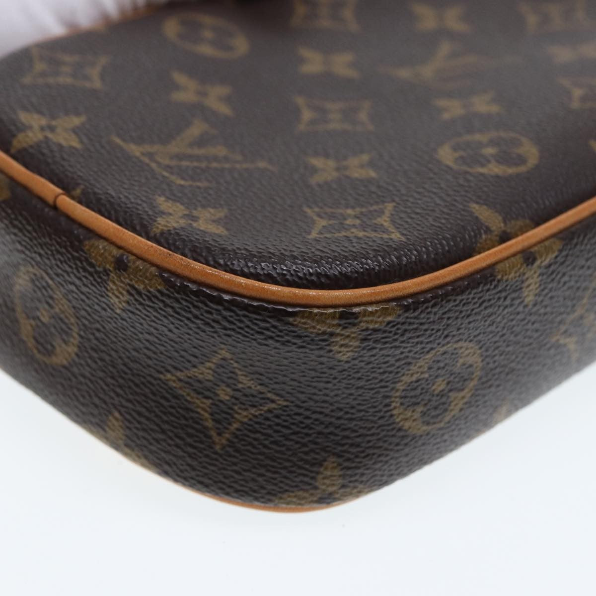 Louis Vuitton Pochette Gange Monogram Canvas, Brown, Canvas, Clutch