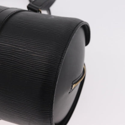 Louis Vuitton Soufflot Epi Leather, Black, Leather, Handbag