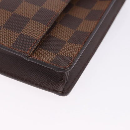 Louis Vuitton Pimlico Damier, Brown, Canvas, Handbag