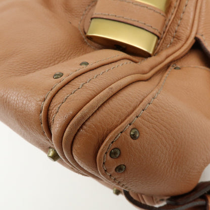Chloe Paddington Leather, Brown, Leather, Tote Bag