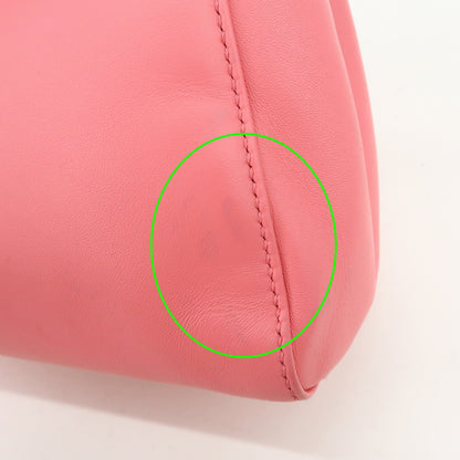 Fendi Peekaboo Leather, Pink, Leather, Handbag