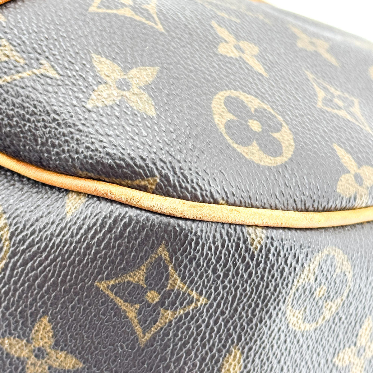 Louis Vuitton Galliera Monogram Canvas, Brown, Canvas, Handbag