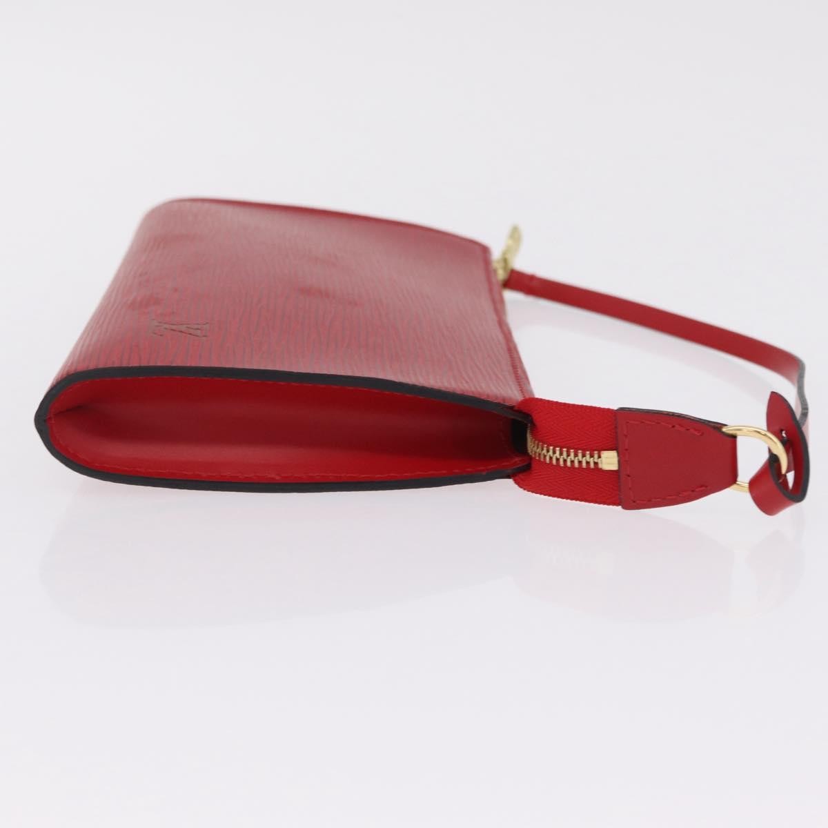 Louis Vuitton Pochette Accessoires Epi Leather, Red, Leather, Clutch