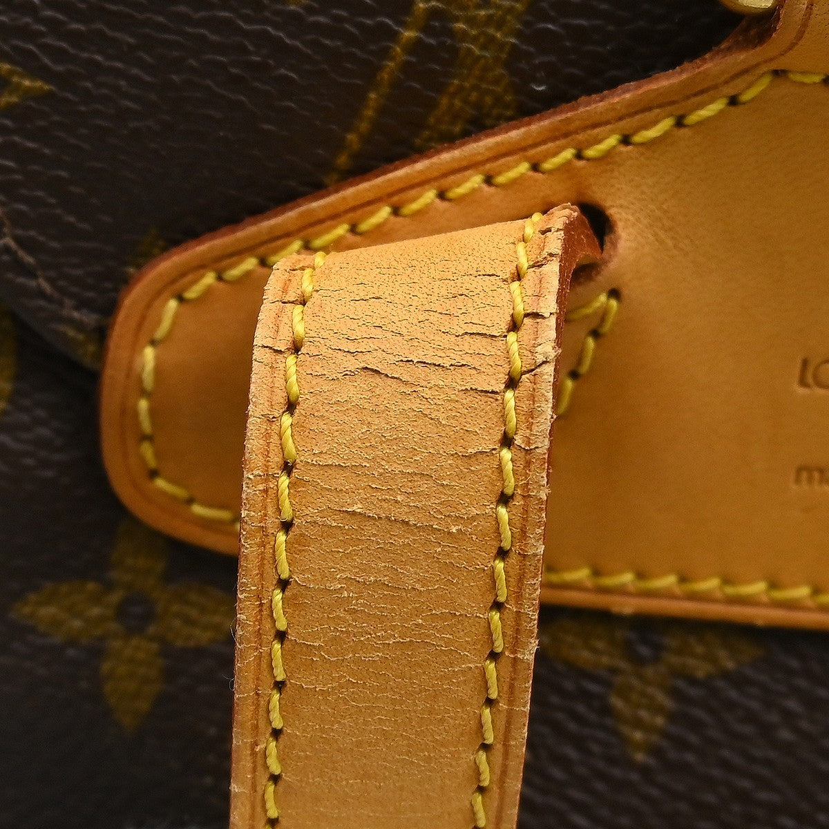 Louis Vuitton Vintage Montsouris Monogram Canvas, Brown, Canvas, Backpack