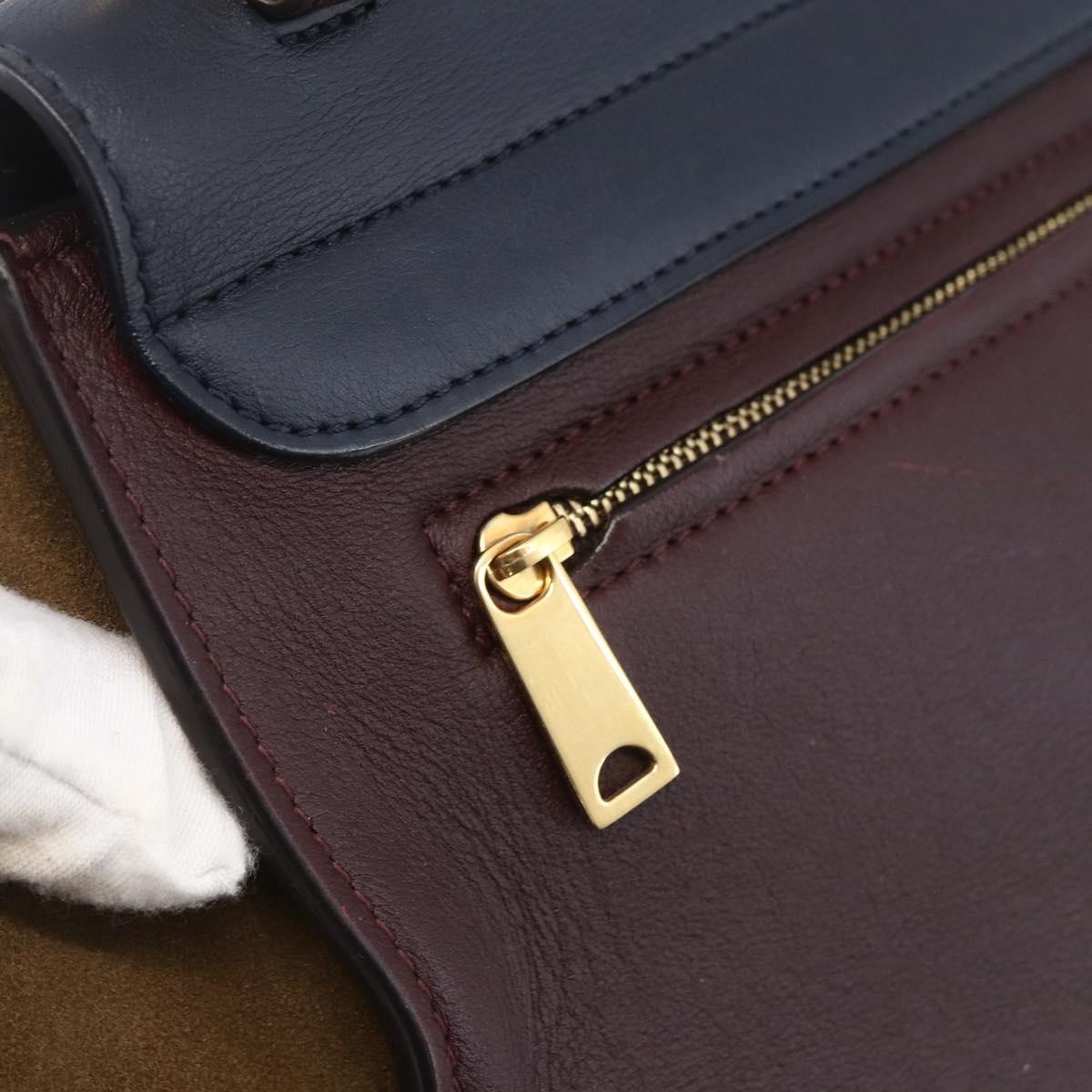 Celine Tricolor Trapeze Bag Leather, MULTICOLOUR, LEATHER, Handbag