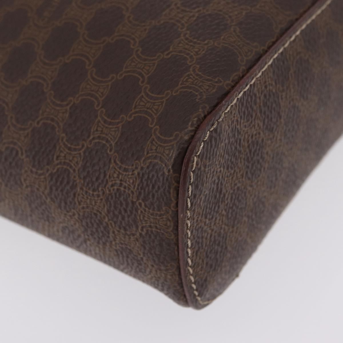 Celine Macadam Vanity Canvas, Brown, Canvas, Clutch