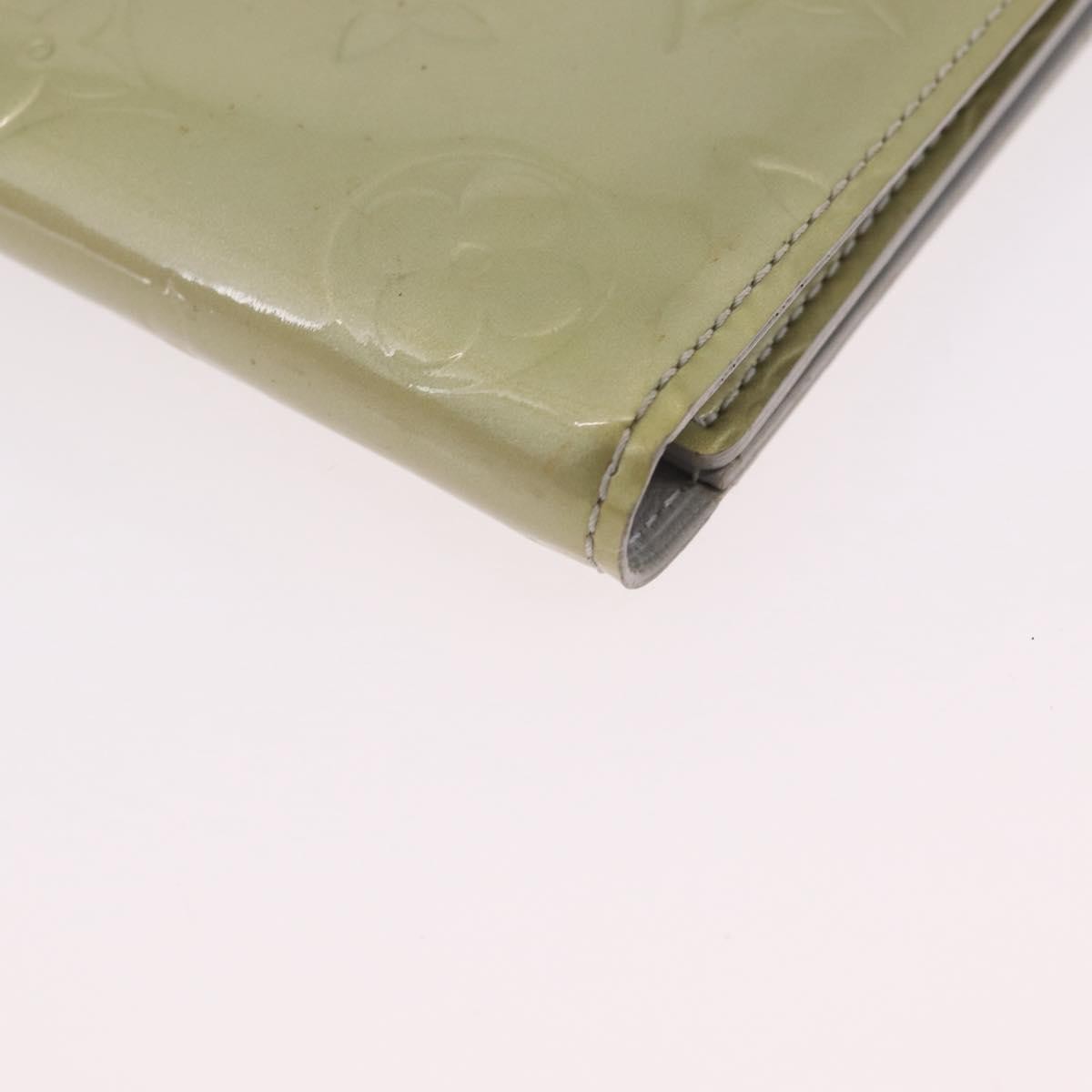 Louis Vuitton Walker Monogram Vernis, Gray, Patent Leather, Wallet