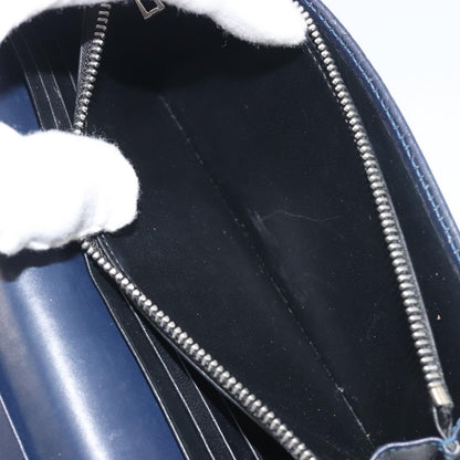 Loewe Anagram Leather, Navy, Leather, Wallet