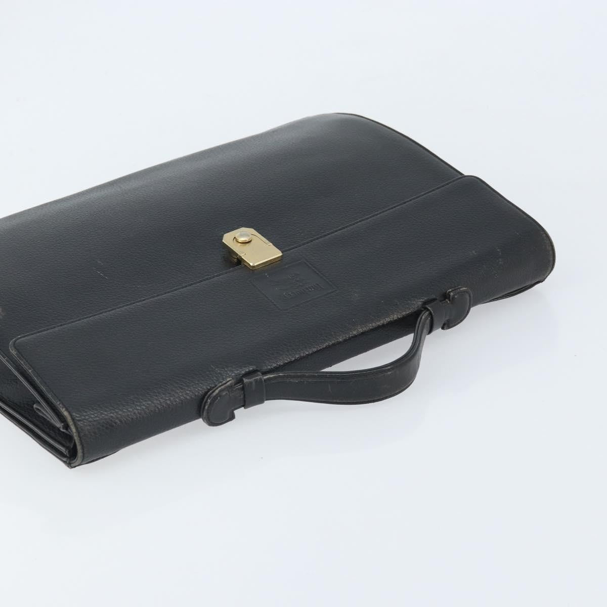 Burberry Vintage Leather, Black, Leather, Briefcase