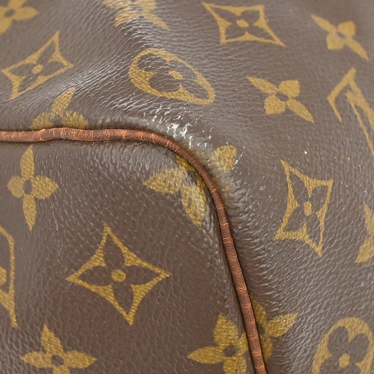 Louis Vuitton Keepall Monogram Canvas, Brown, Canvas, Travel Bag