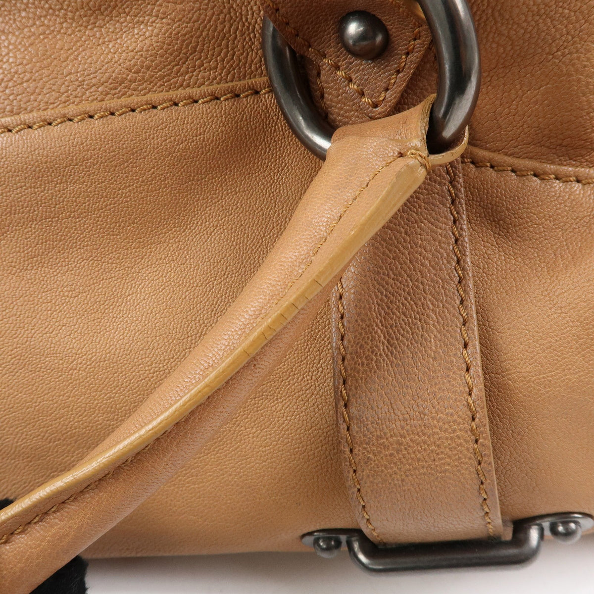 Celine Handbag Leather, Brown, Leather, Handbag