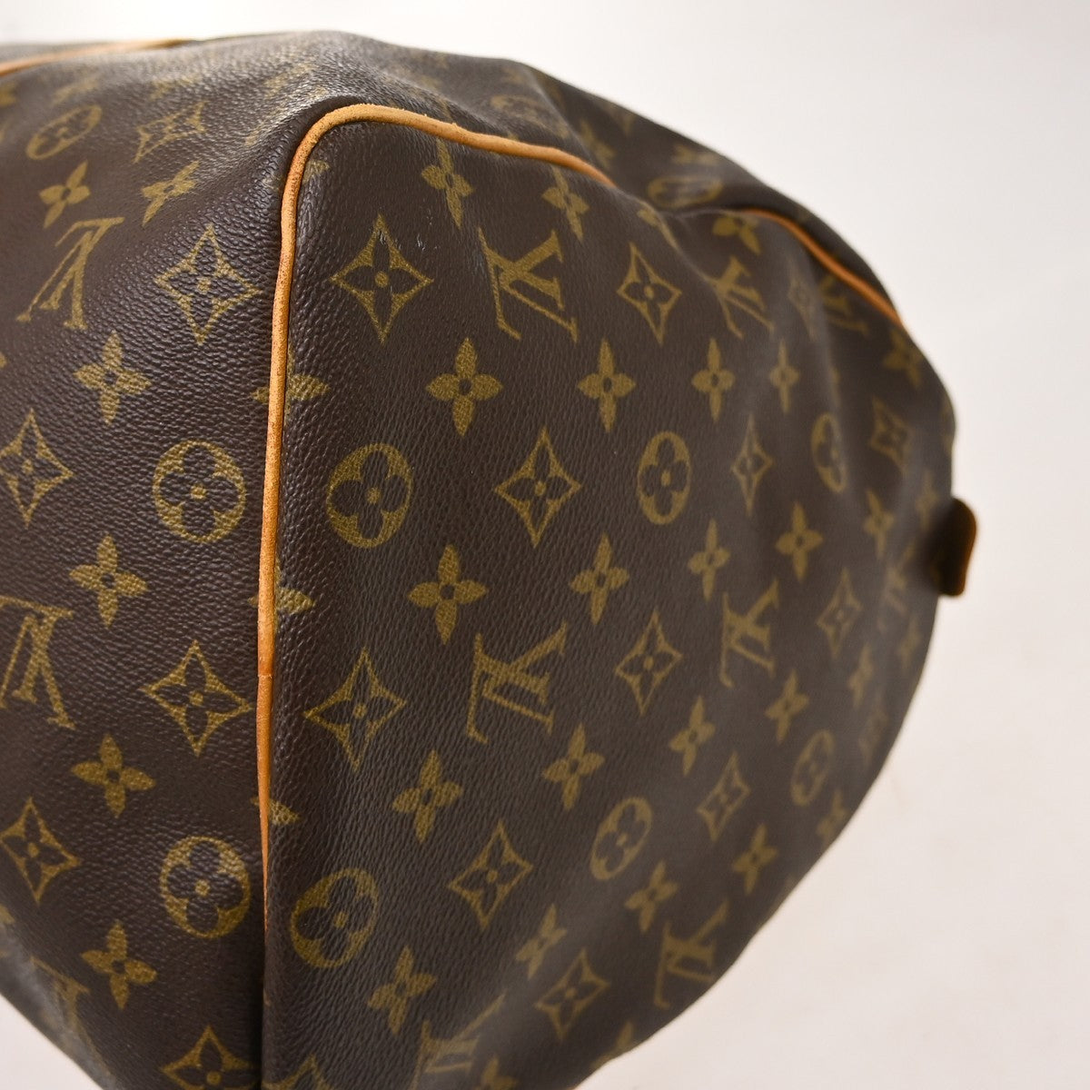 Louis Vuitton Keepall Canvas, Brown, Canvas, Travel Bag