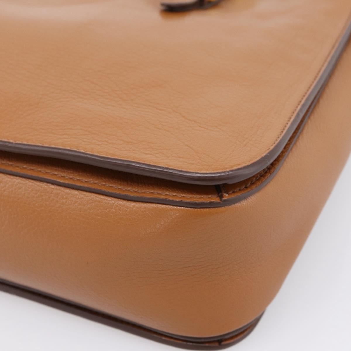 Miu Miu Madras Convertible Lock Leather, Brown, Leather, Tote Bag