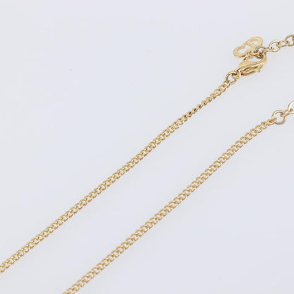 Christian Dior Clair D Lune Pendant Metal with Crystals, Gold, Metal, Necklace