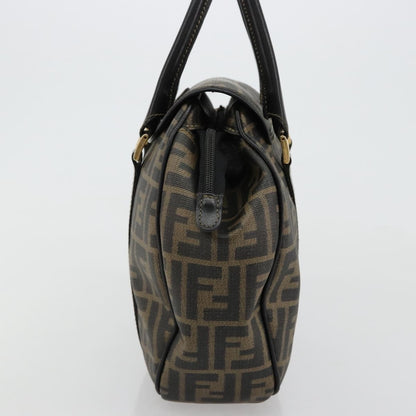 Fendi Vintage Zucca Canvas, Brown, Canvas, Tote Bag