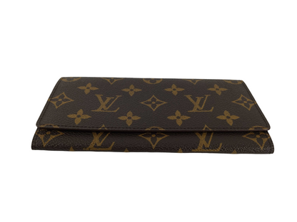 Louis Vuitton Sarah Monogram Canvas, Brown, Canvas, Wallet