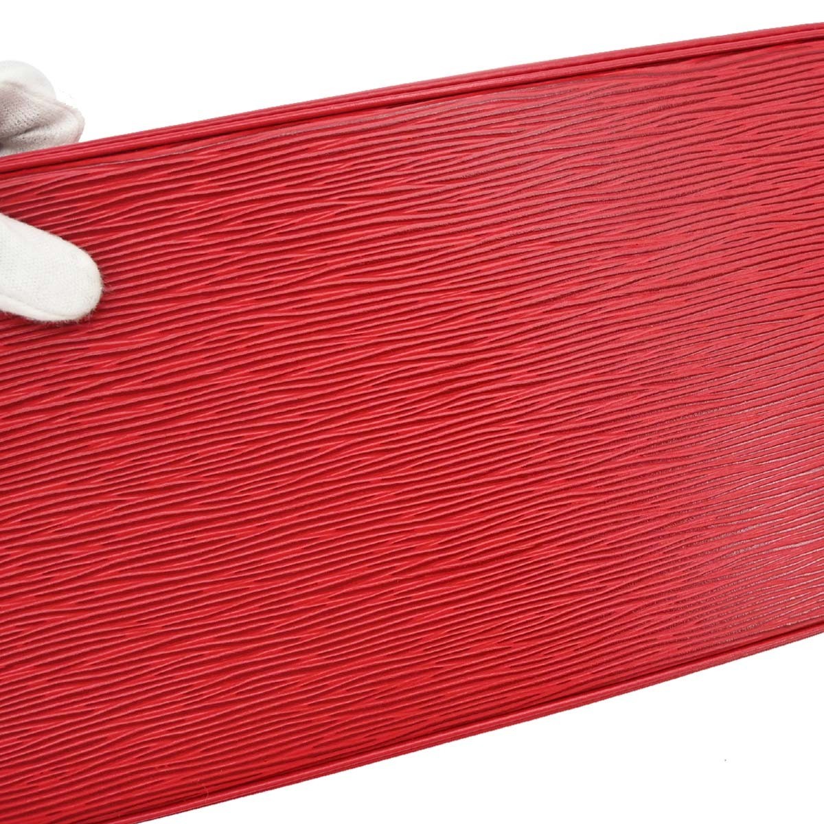 Louis Vuitton Alma Epi Leather, Red, Leather, Handbag