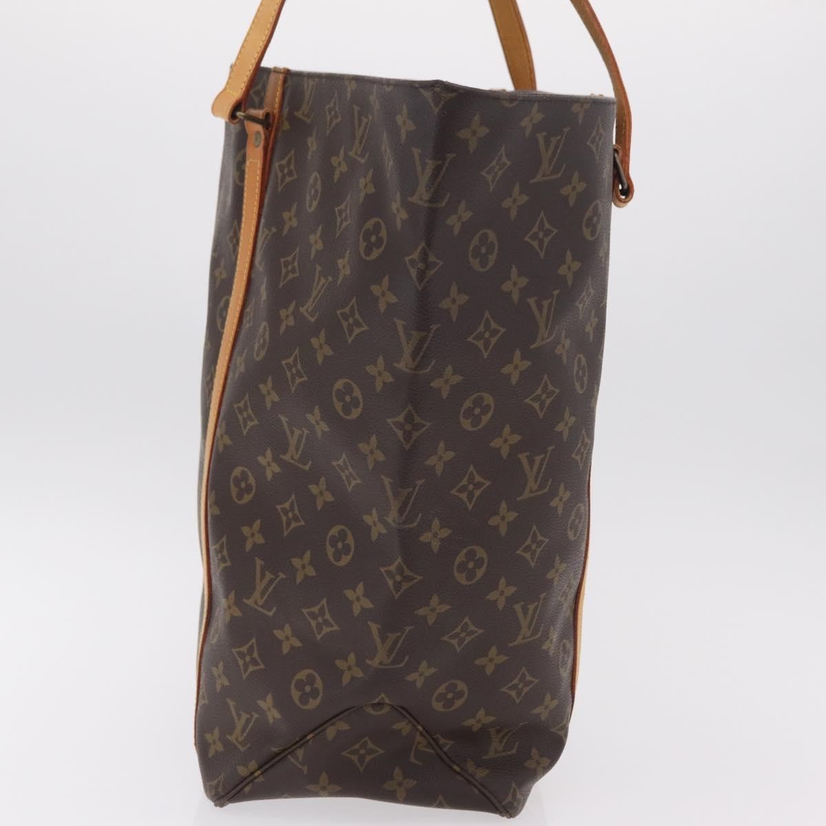 Louis Vuitton Shopping Sac Monogram Canvas, Brown, Canvas, Handbag