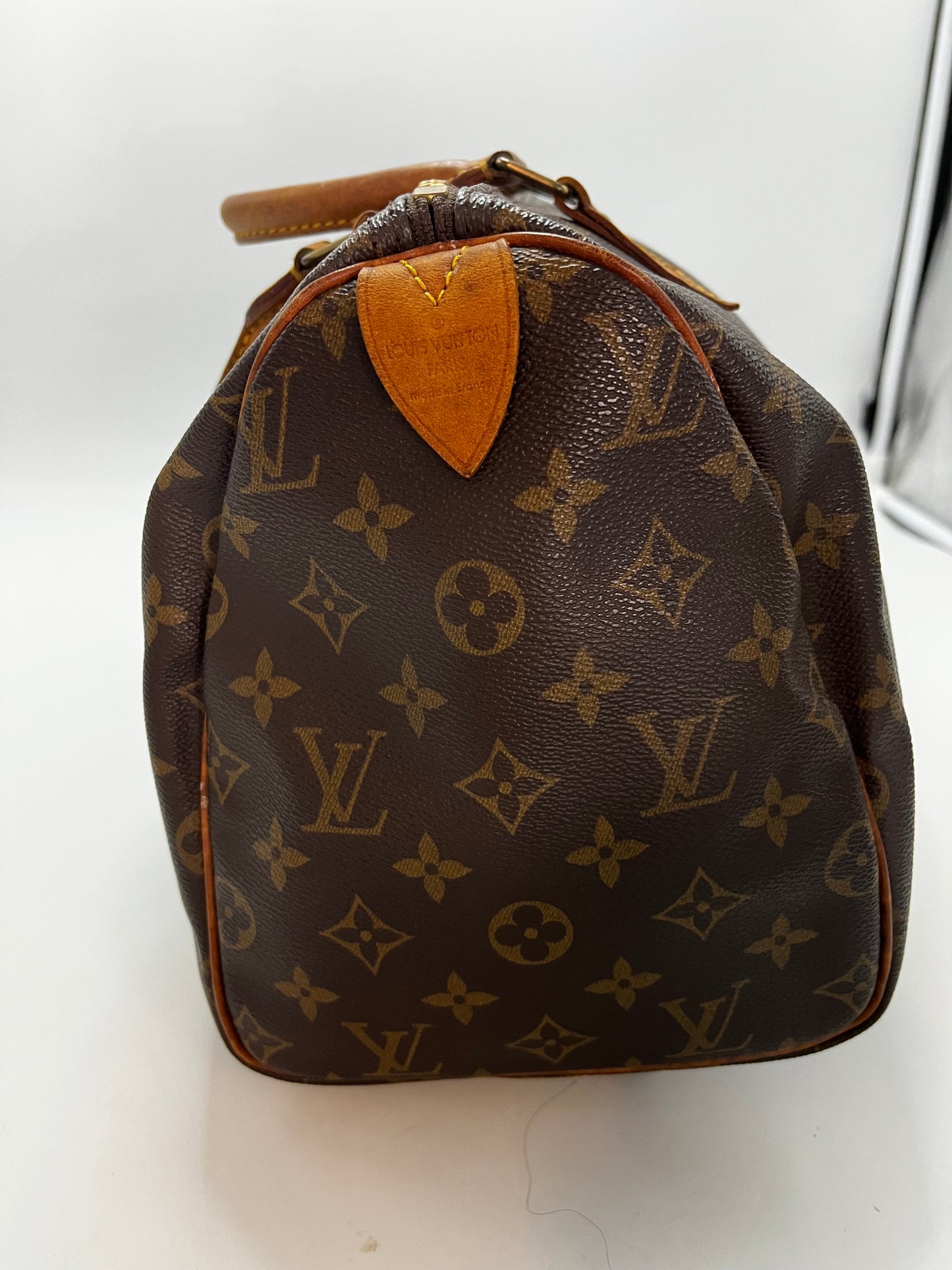 Louis Vuitton Speedy Monogram Canvas, Brown, Canvas, Handbag