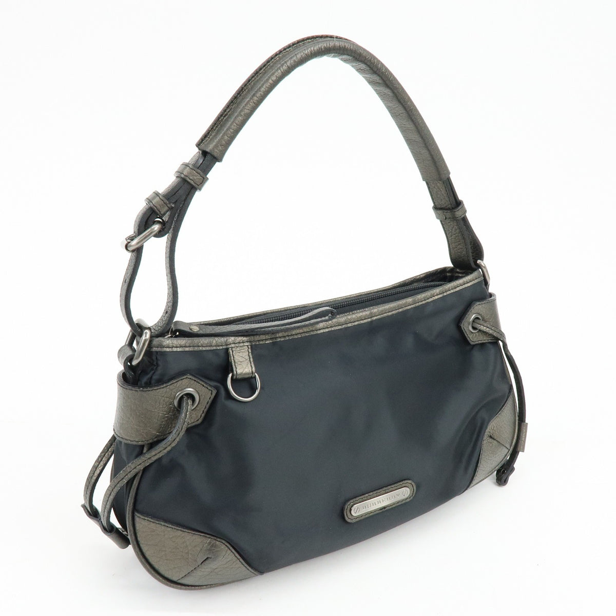 Burberry Shoulder Bag Leather, Black, Nylon, Shoulder Bag