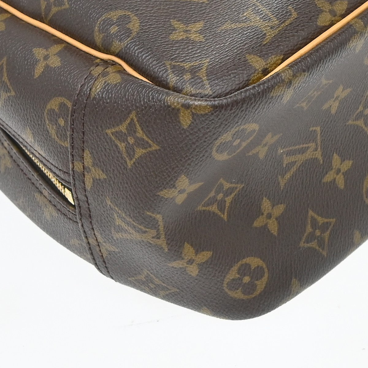 Louis Vuitton Deauville Monogram Canvas, Brown, Canvas, Handbag