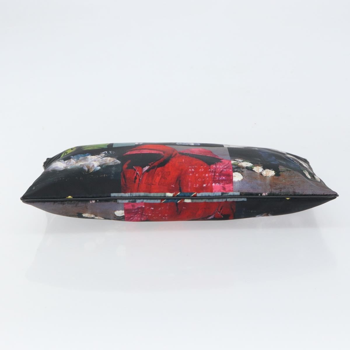 Christian Dior Homme Zip Printed Nylon, Multicolour, Nylon, Clutch