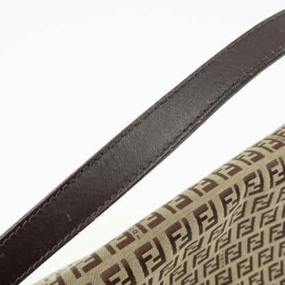 Fendi Fendi mamma baguette Jacquard Canvas, Beige, Canvas, Handbag