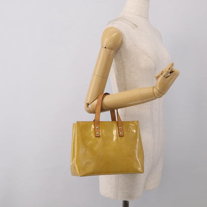 Louis Vuitton Reade Monogram Vernis, Beige, Patent Leather, Handbag