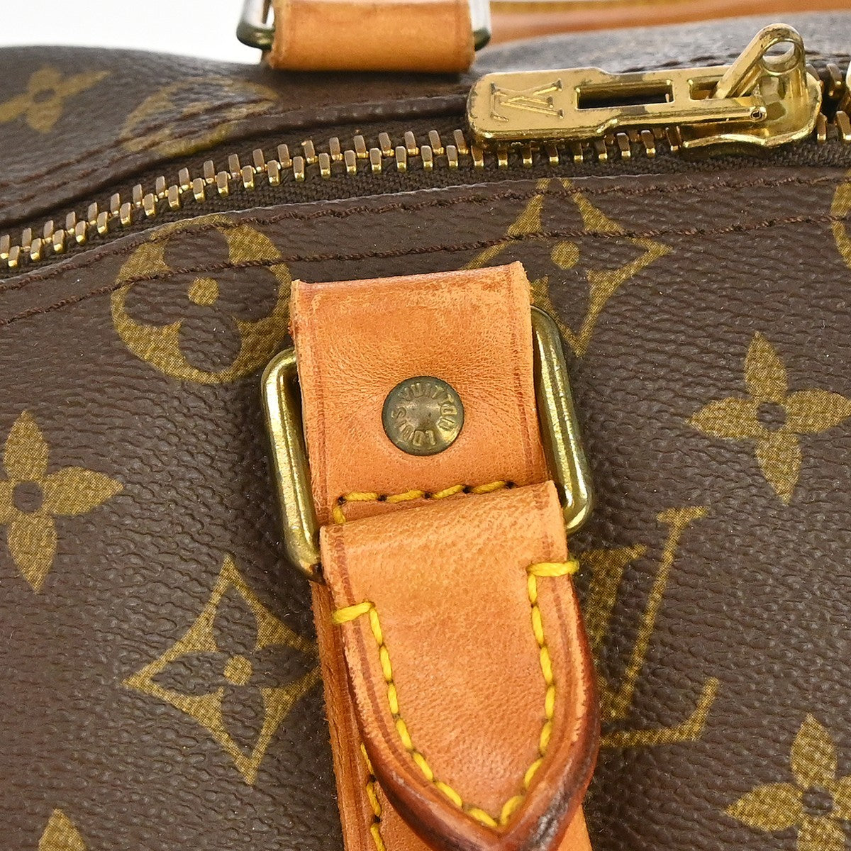 Louis Vuitton Keepall Monogram Canvas, Brown, Canvas, Travel Bag