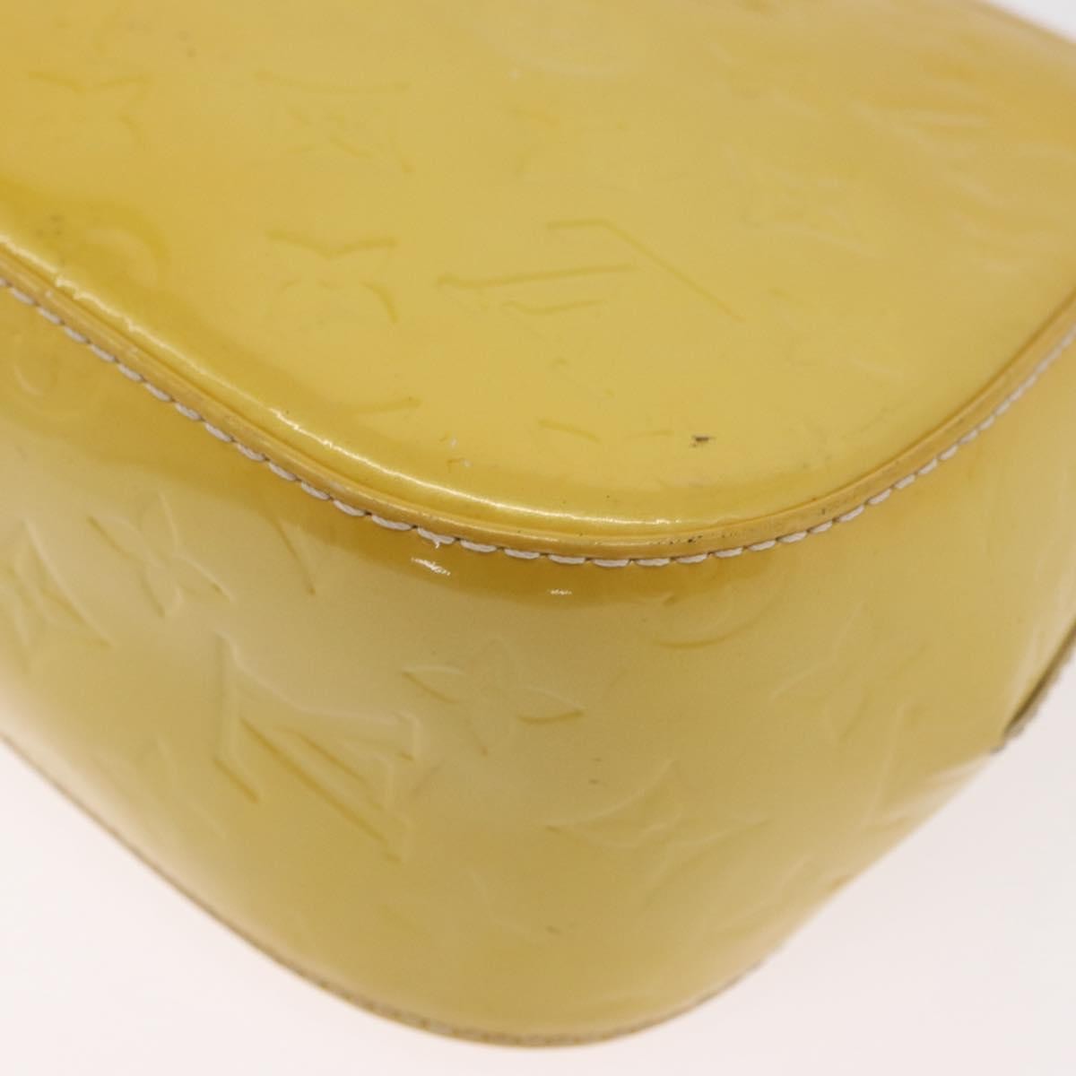 Louis Vuitton Bellflower Monogram Vernis, Yellow, Patent Leather, Shoulder Bag