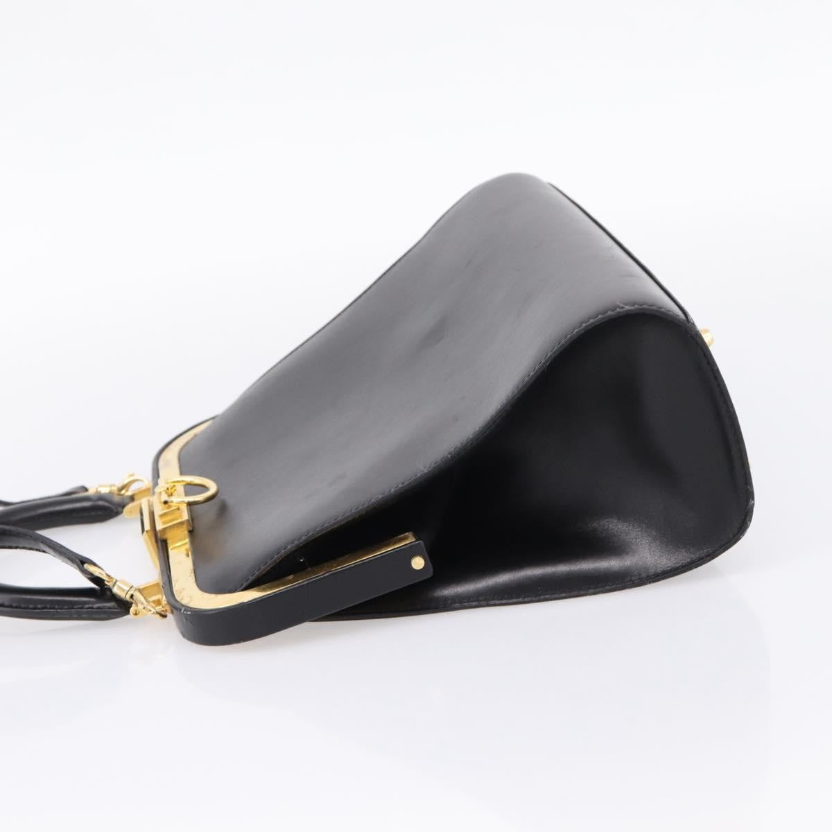 Christian Dior Shoulder Leather, Black, Leather, Shoulder Bag