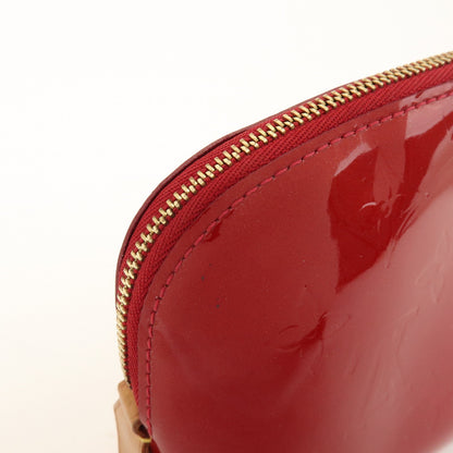 Louis Vuitton Cosmetic Monogram Vernis, Red, Patent Leather, Toiletry Case