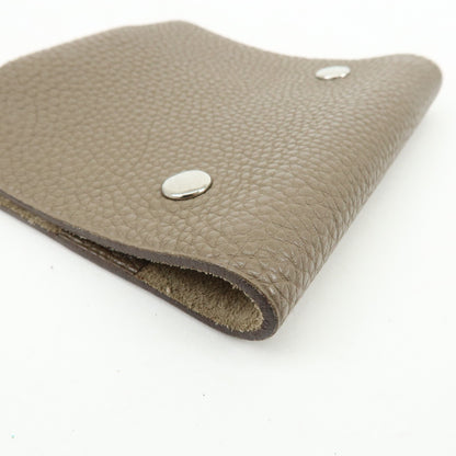 Hermes Ulysses Agenda Cover Leather, Beige, Leather, Briefcase
